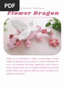 Tr Flower Dragon Crochet Pattern