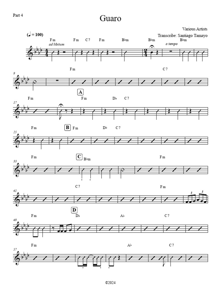 Guaro - Chart | PDF