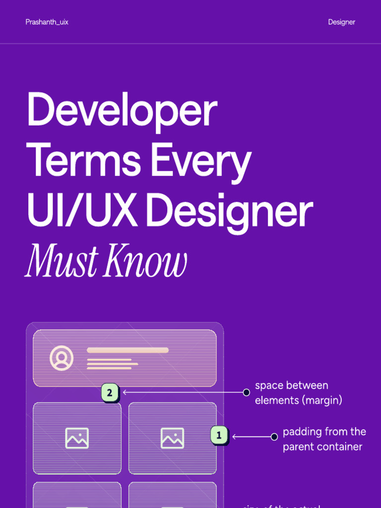 Essential Terms for UI/UX Designers | PDF | Typefaces | Communication ...