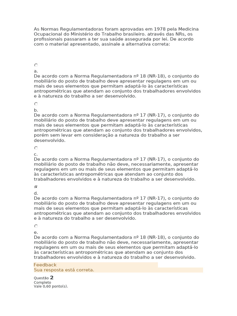 As Normas Regulamentadoras Foram Aprovadas em 1978 Pela Medicina ...