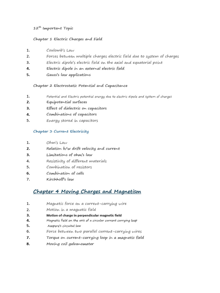 Comprehensive Guide to Electricity and Magnetism | PDF | Magnetic Field ...