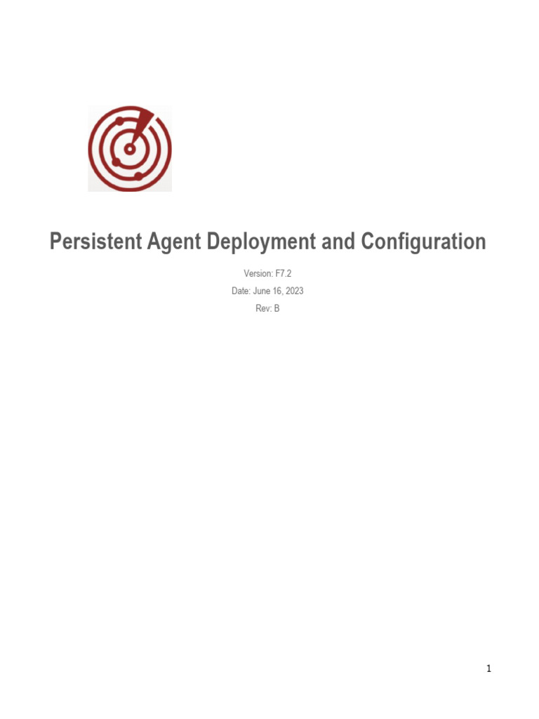Fortinac persistent agent deployment and configuration vf72 pdf