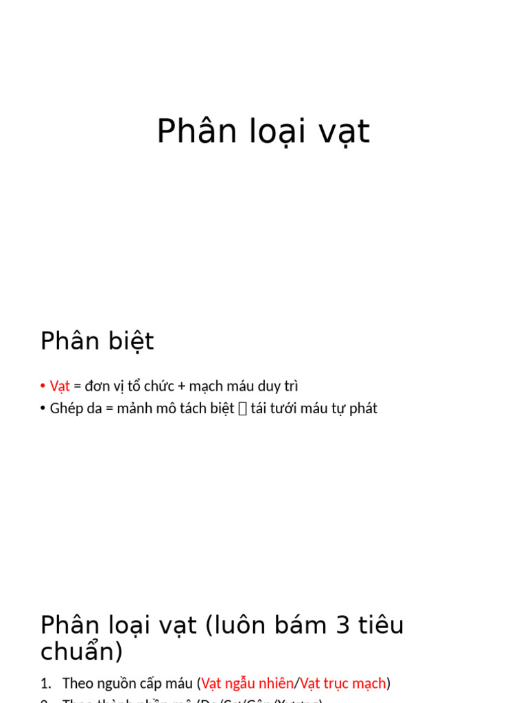 Phạm Vi PTTH + Phân Loại Vạt | PDF