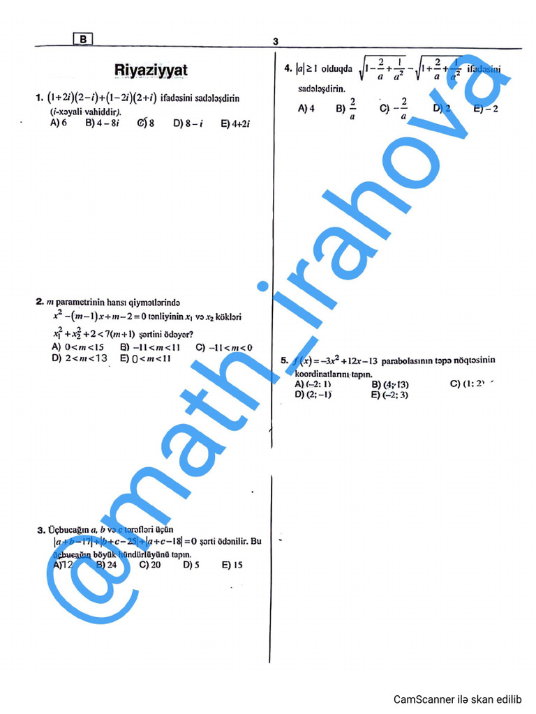 02.06.2024 Dim 1-Ci Qrup Blok | PDF