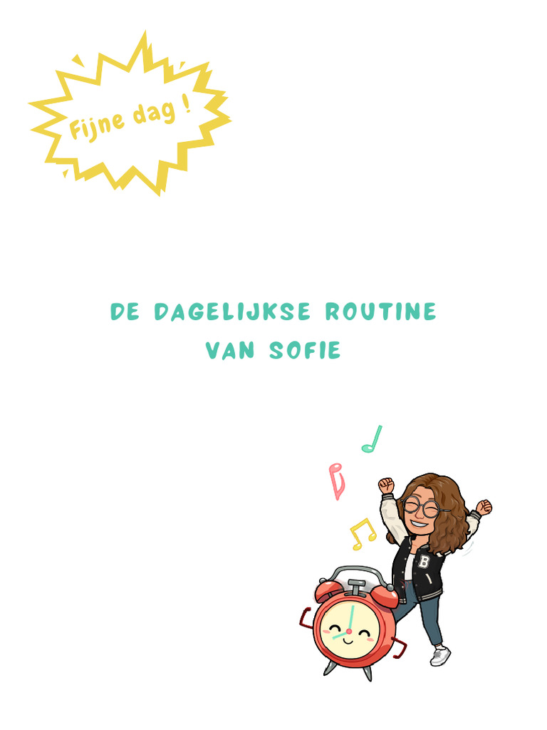 Thema 7 de Dagelijkse Routine Van Sofie - 20241128 - 093243 - 0000 | PDF
