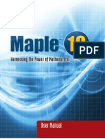 Maple User Manual