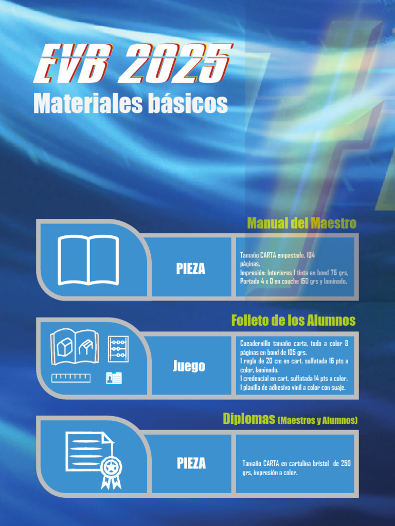 Materiales y Logos para EBV 2025 | PDF