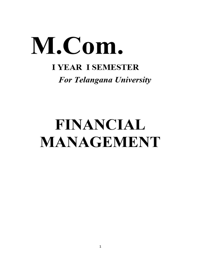 FM | PDF | Net Present Value | Depreciation