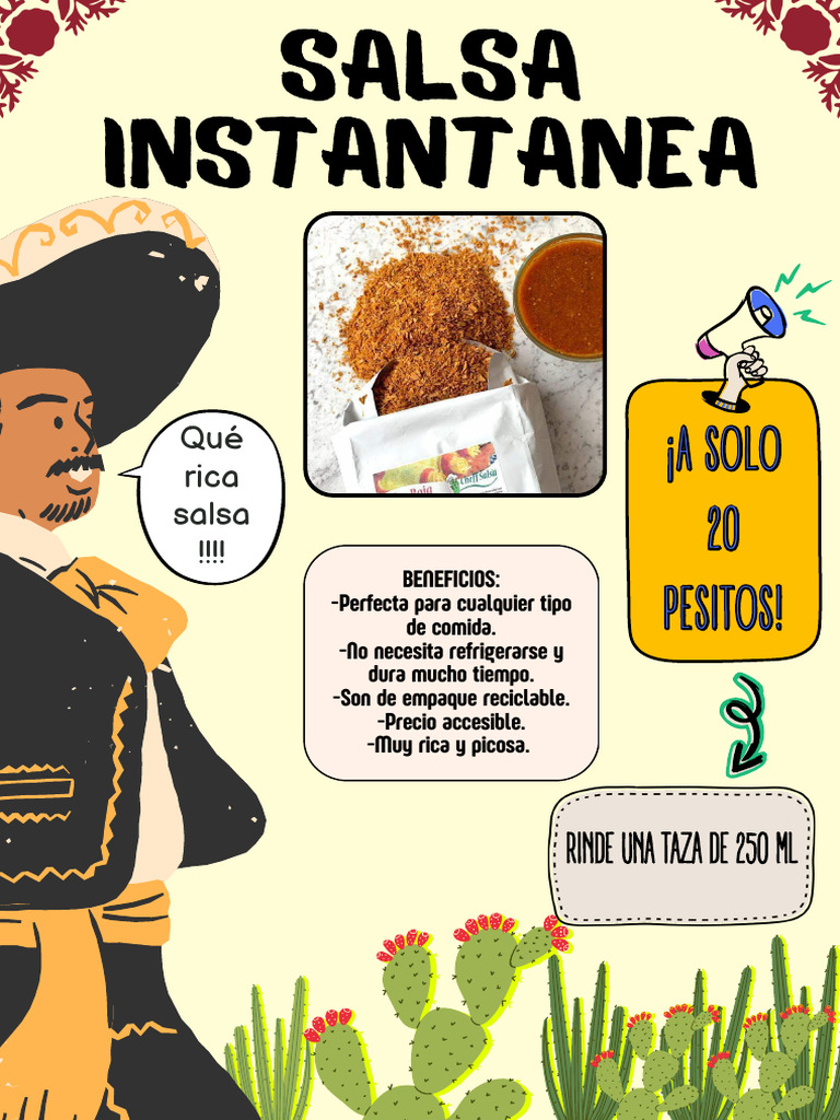 Salsa Instantánea: Rica y Picosa | PDF