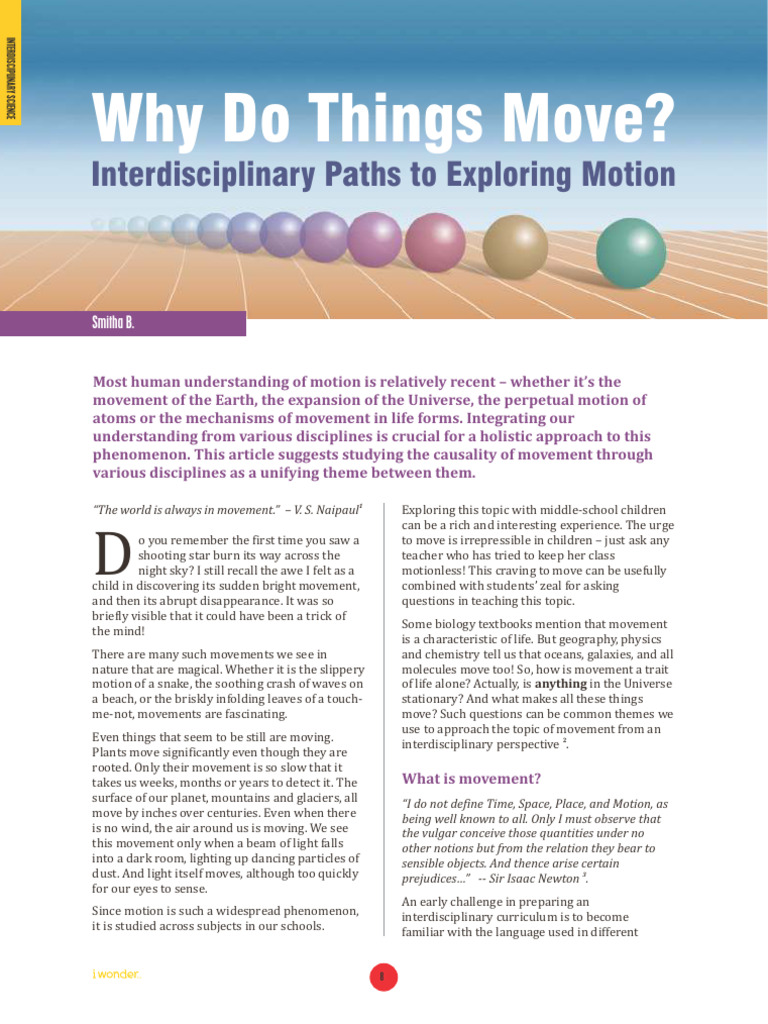 Exploring Motion Across Disciplines | PDF | Temperature | Planets