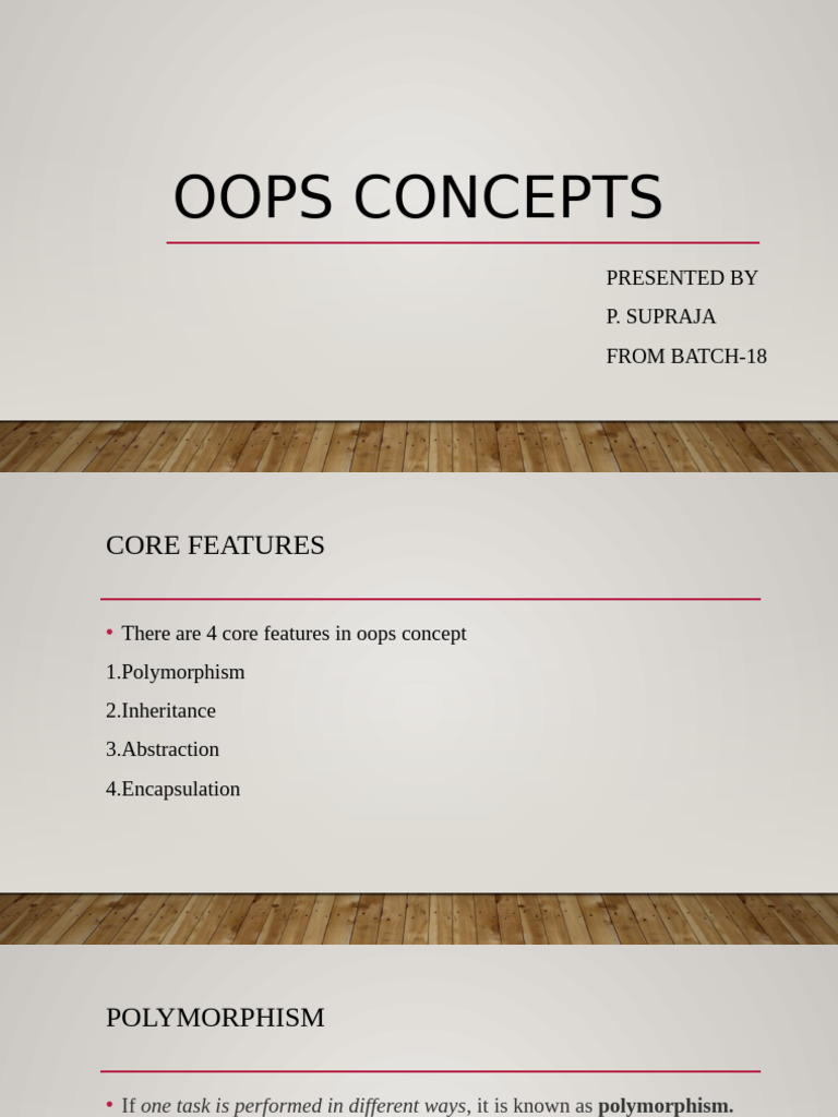 Oops Concepts | PDF