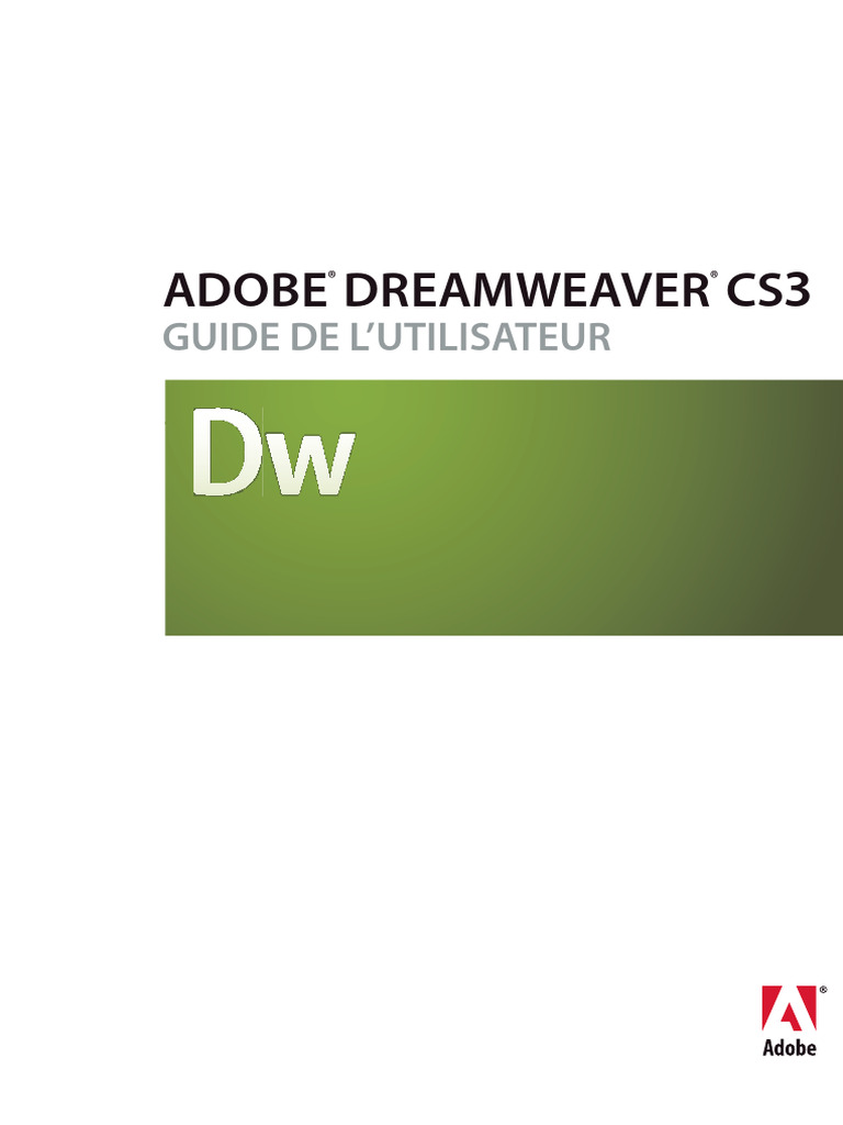 Dreamweaver cs3 Help | PDF | Application | Internet