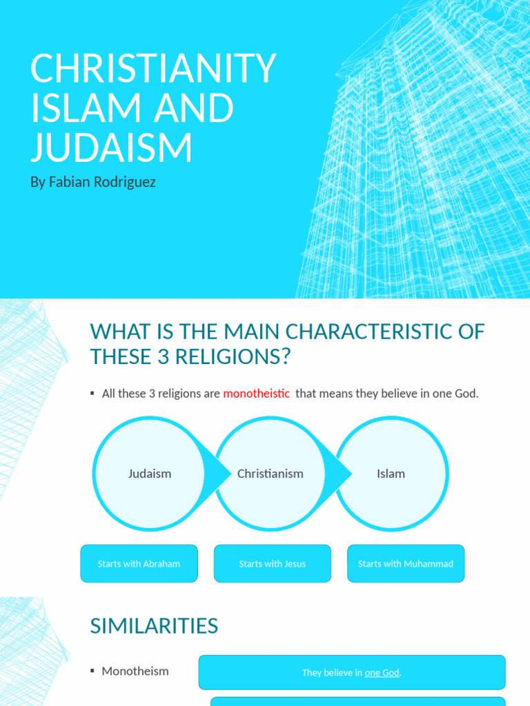 Key Traits of Abrahamic Religions | PDF | Monotheism | God