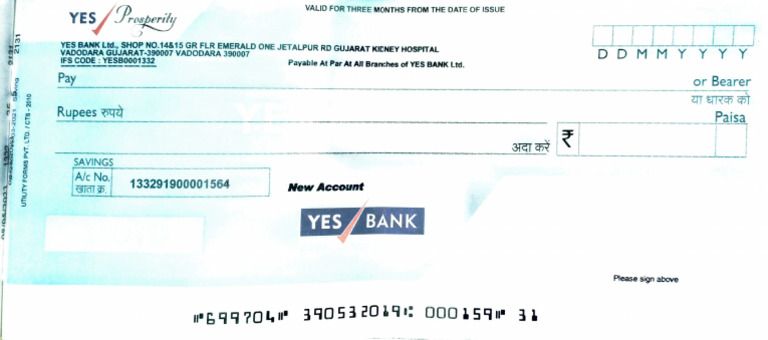 YES Bank Utility Forms Overview | PDF
