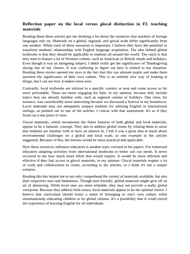 Local vs glocal pdf cognition human communication