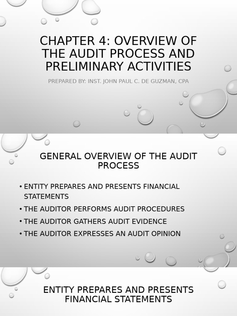 CHAPTER 4 | PDF | Audit | Financial Audit