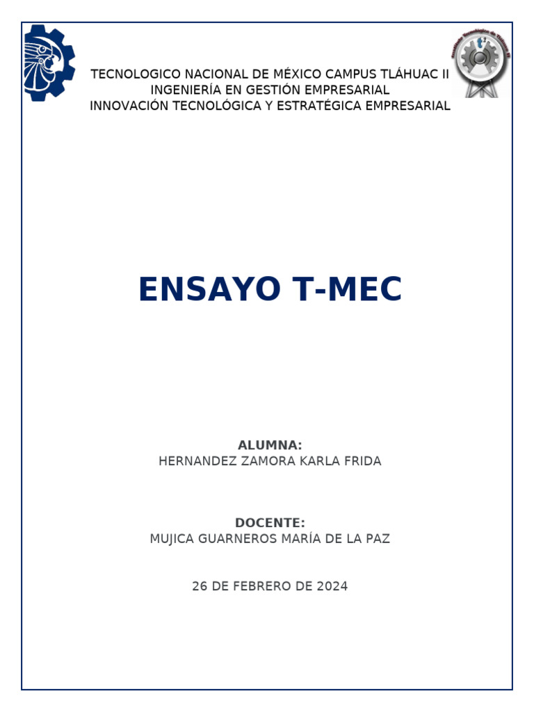 Tratado T-Mec | PDF | Tratado de Libre Comercio Norteamericano | Economias