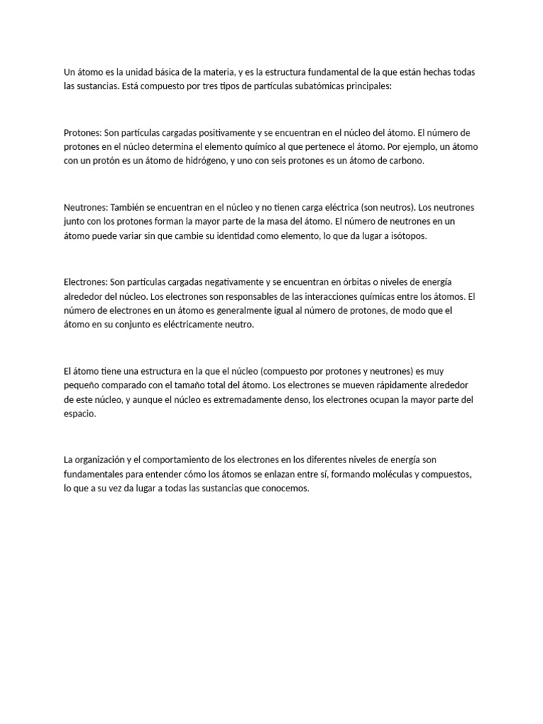 Atomo | PDF