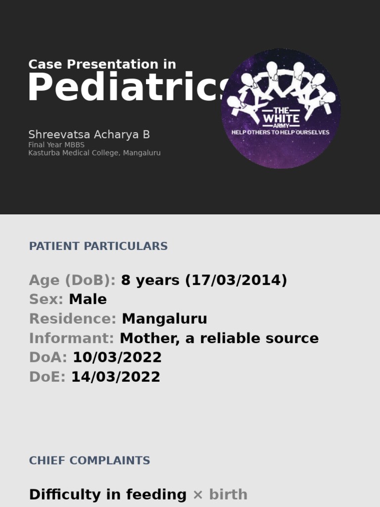 Pediatric Case Cerebral Palsy Analysis Pdf Pregnancy Infants