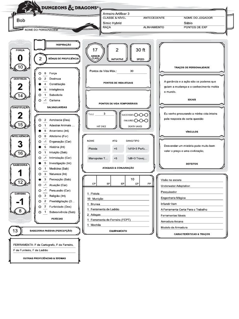 Roll20 Creating Character Sheets