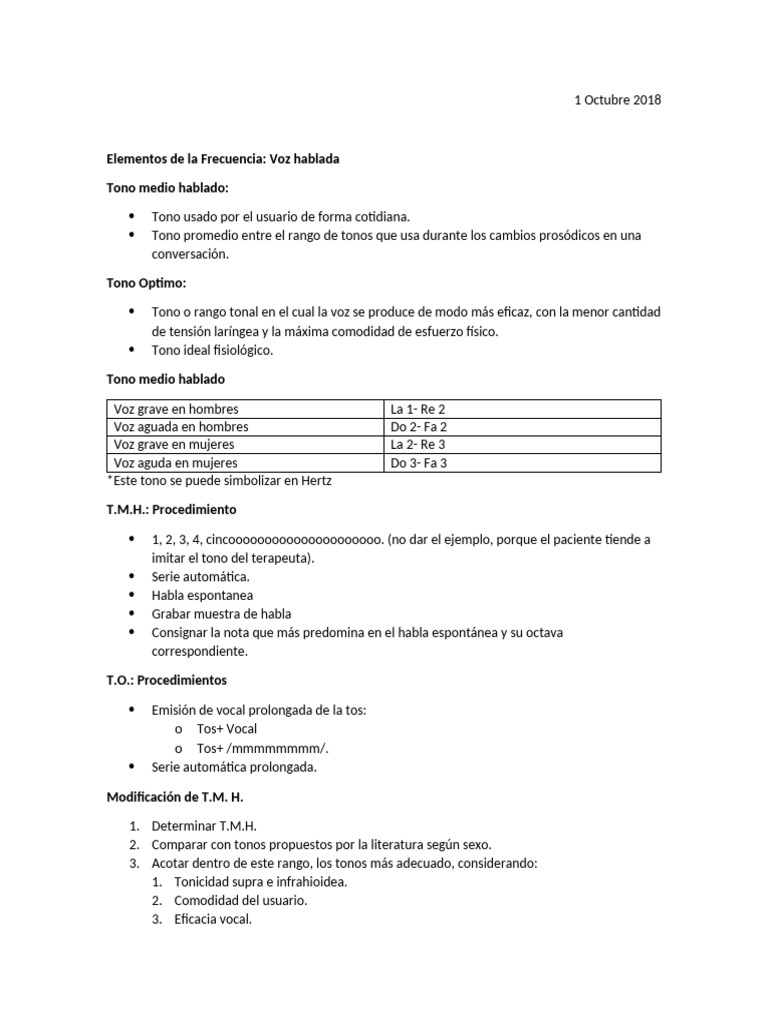 Ejercicios para Mejorar la Voz Hablada | PDF | Laringe