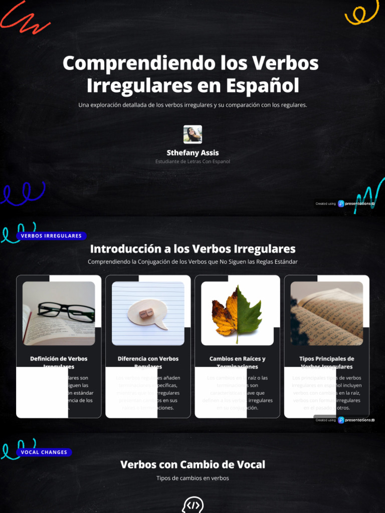 Verbos Irregulares en Español | PDF