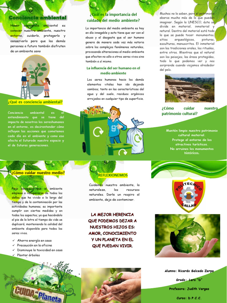 Del Medio Ambiente | PDF | Entorno natural | Ciencia medioambiental