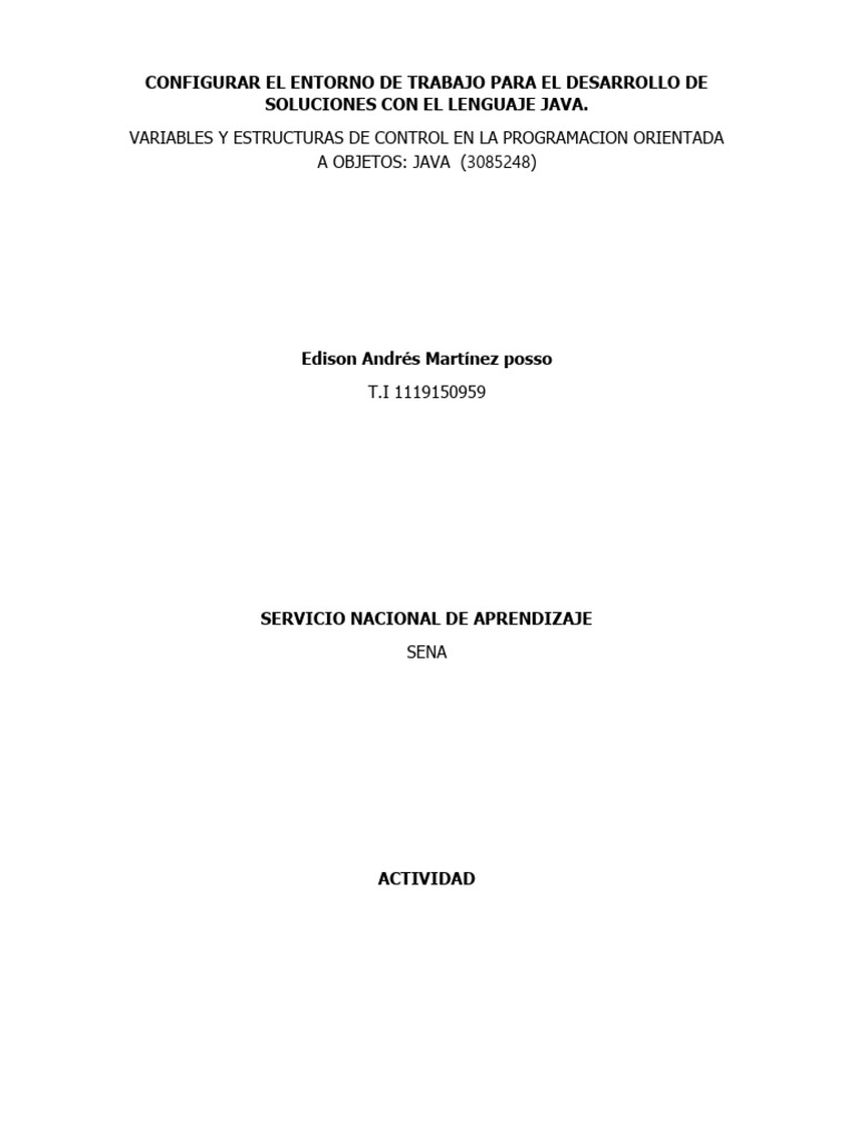 Configurar el entorno de trabajo para el desarrollo de soluciones con