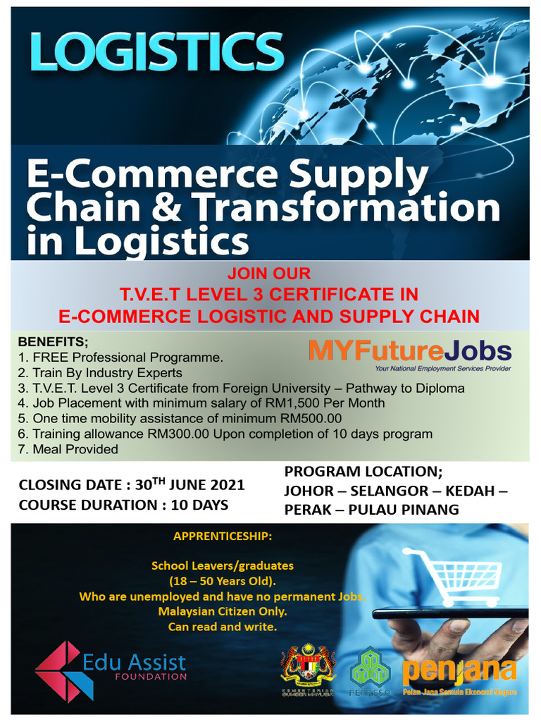 Certificate in E-Commerce Logistic Supply Chain | PDF