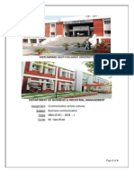 Veer Narmad South Gujarat University: Department of Business & Industrial Management