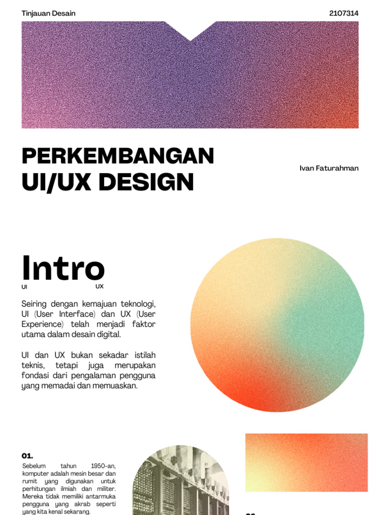 UI UX Design - Tinjauan Desain | PDF