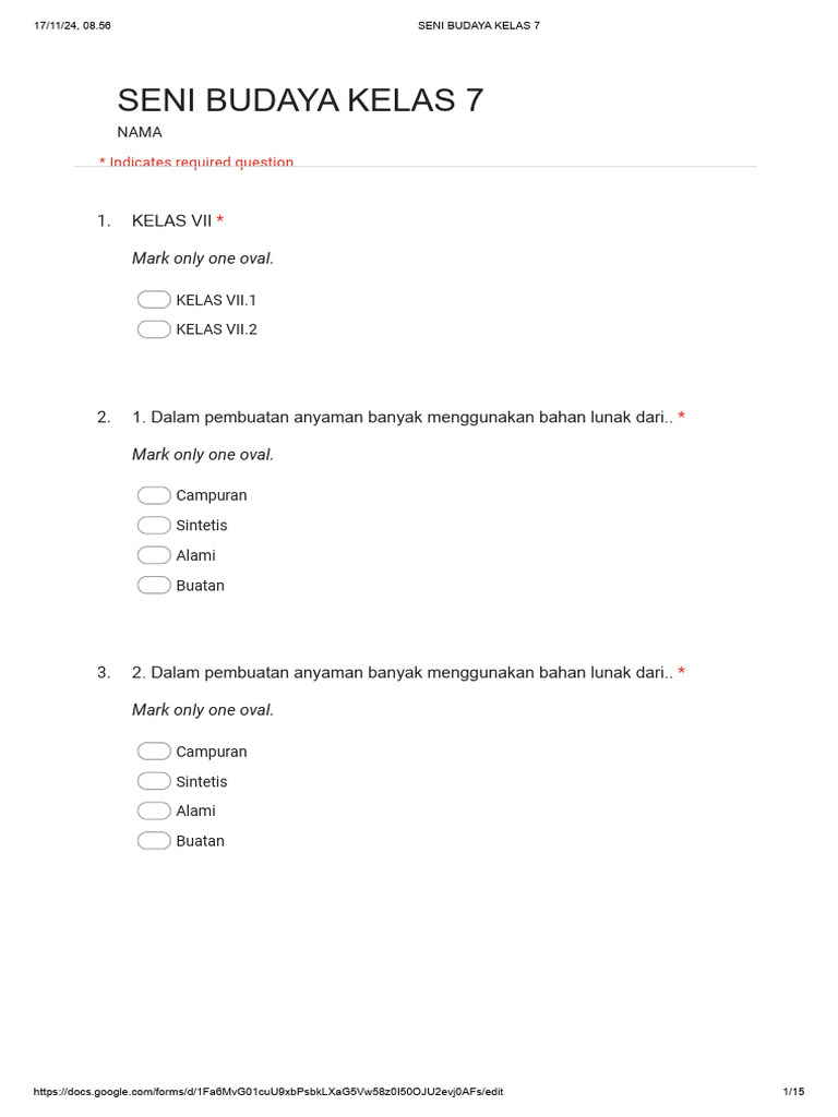 Untitled Form - Google Forms1 | PDF