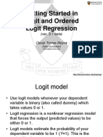 Getting Started in Logit and Ordered Logit Regression: (Ver. 3.1 Beta)