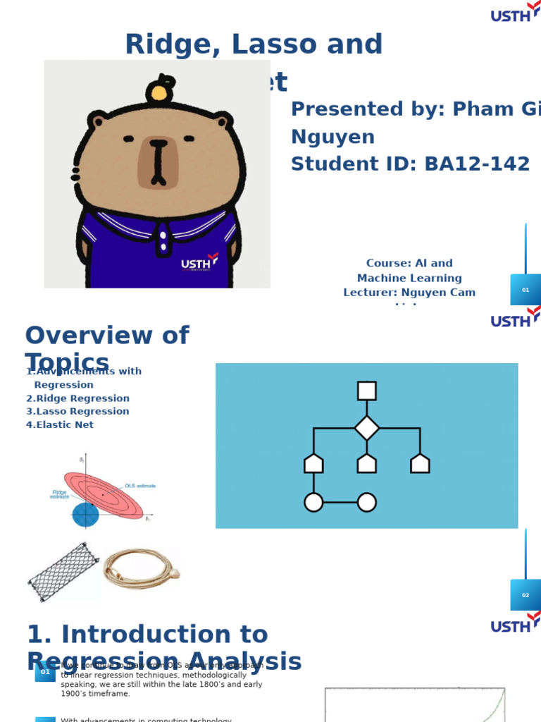 Ridge, Lasso, and Elastic Net Overview | PDF | Ordinary Least Squares ...