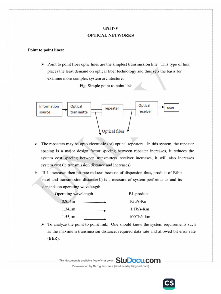 Optical Networks | PDF