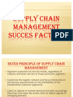 Supply Chain Management Succes Factors