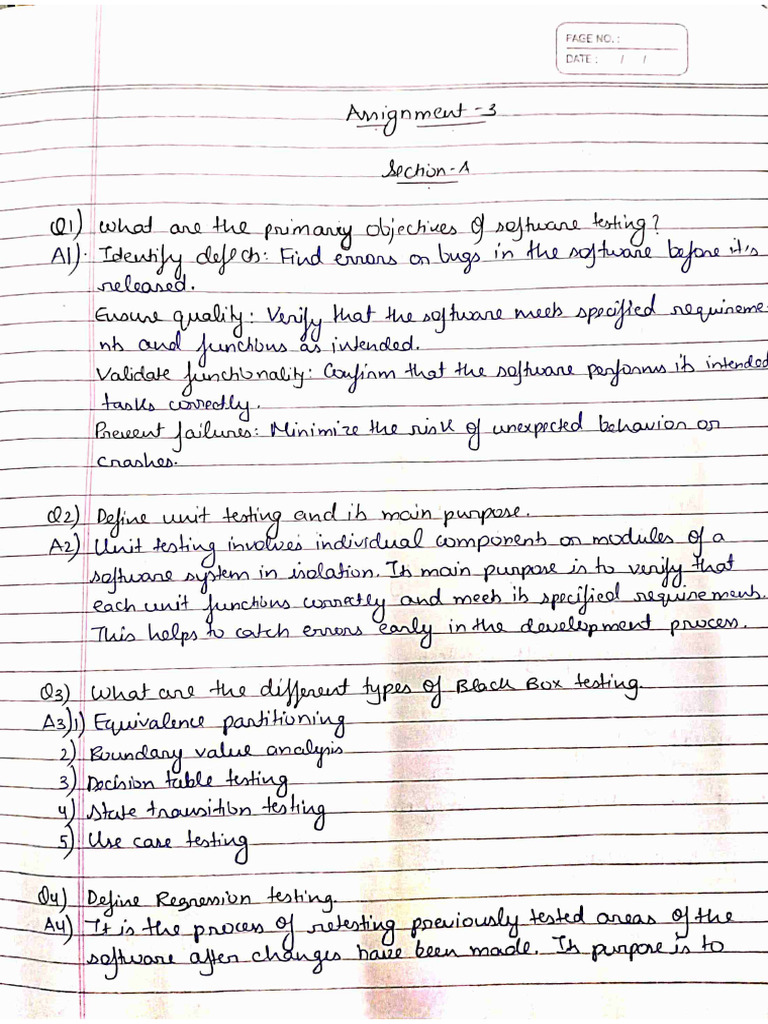 Sepm Assignment 3 | PDF