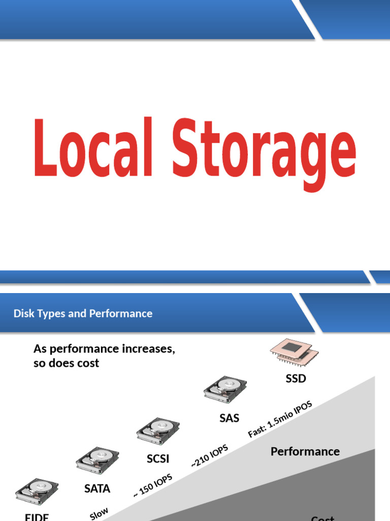 Disk Types and Storage Solutions Overview | PDF | Information ...