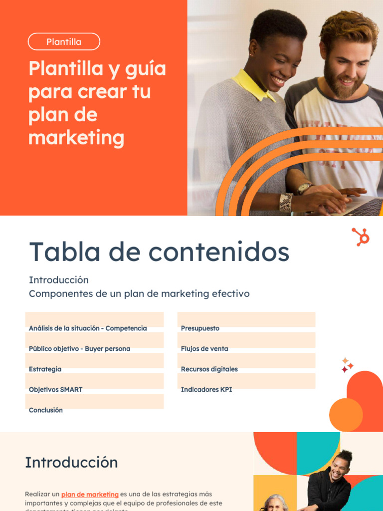 Plantilla y Guía para Crear Tu Plan de Marketing | PDF | Análisis FODA ...