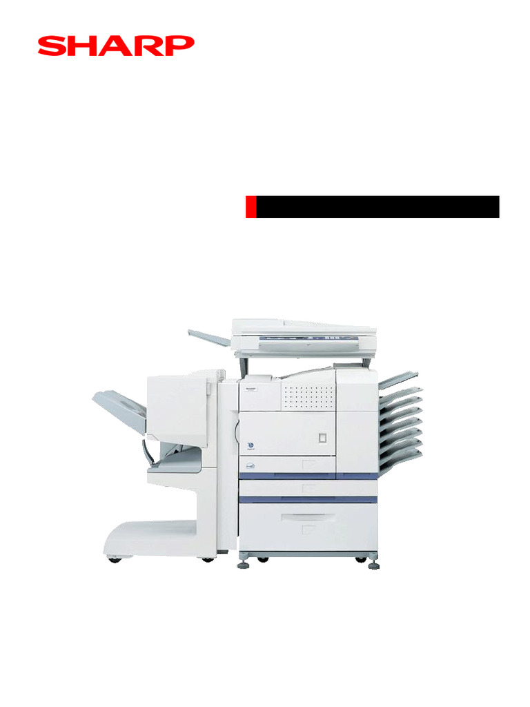Sharp MFP Technical Handy Guide | PDF | Image Scanner | Fax
