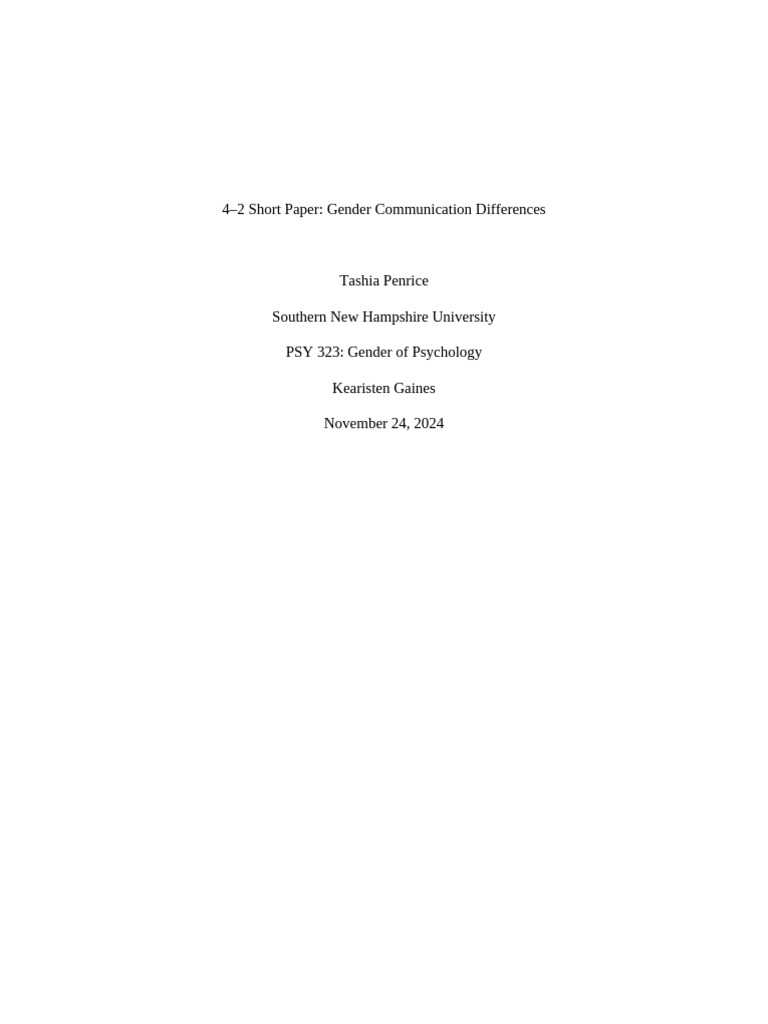 Gender Communication in Romance: Japan vs. USA | PDF | Nonverbal ...