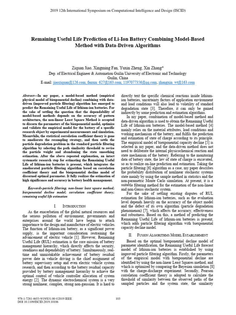 Jiao 2019 | PDF | Least Squares | Resampling (Statistics)