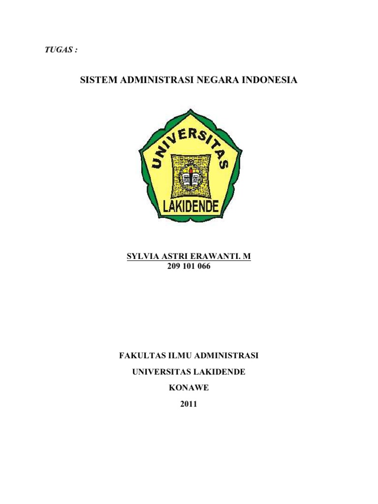 Makalah Sistem Administrasi Negara