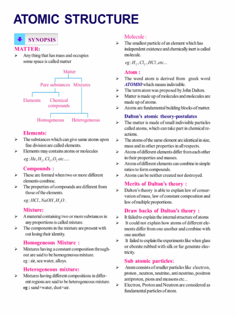 Atomic Structure - 2 | PDF