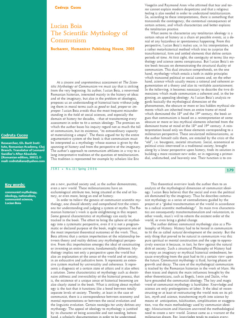 Understanding Communist Mythology | PDF | Communism | Science