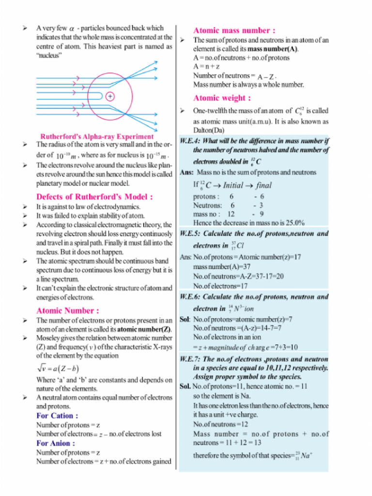 Atomic Structure - 8 | PDF