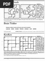 【レコード】Famous Players -who‘s kissing you The Mind-Challenge Puzzle Book | PDF | Crossword | Word Puzzles