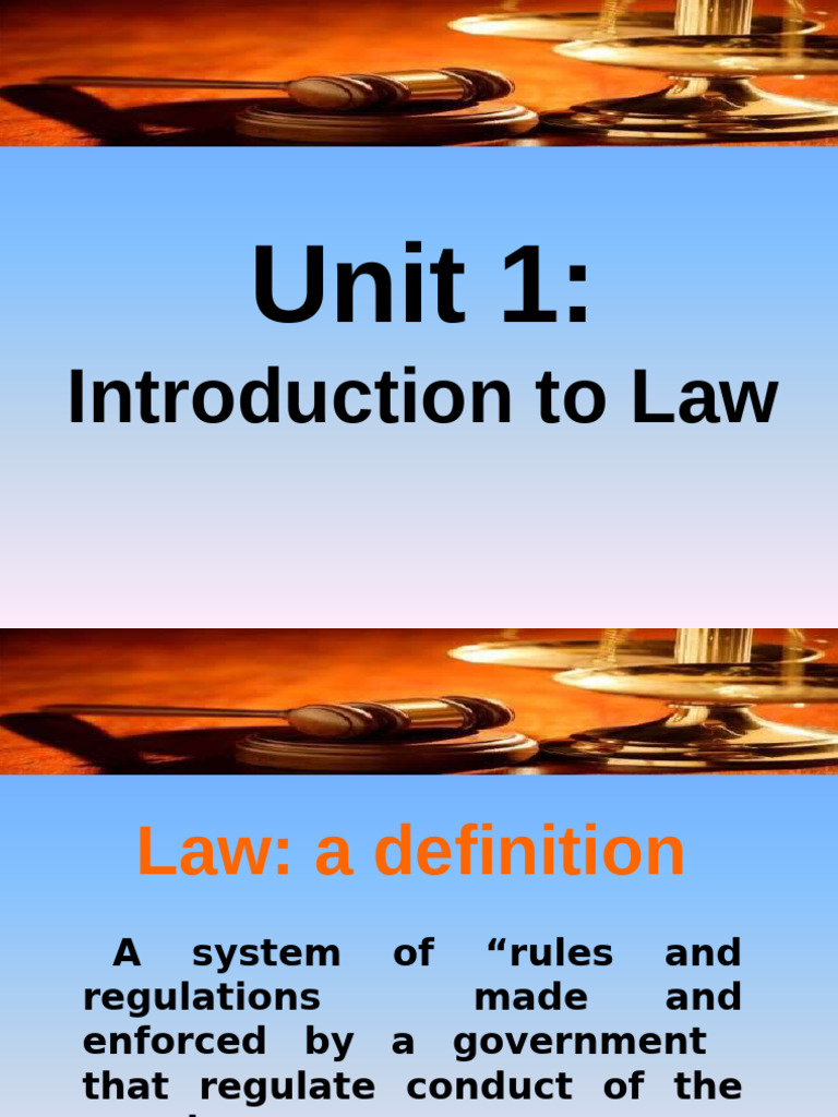 Introduction to Law and Legal Values | PDF | Burden Of Proof (Law ...