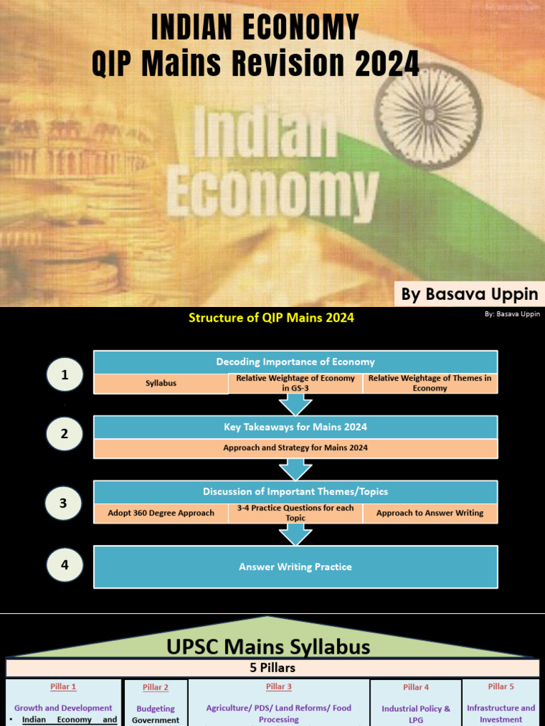 Indian Economy Insights for UPSC Mains 2024 | PDF | Gross Domestic ...