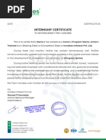 Internship Certificate Template | PDF